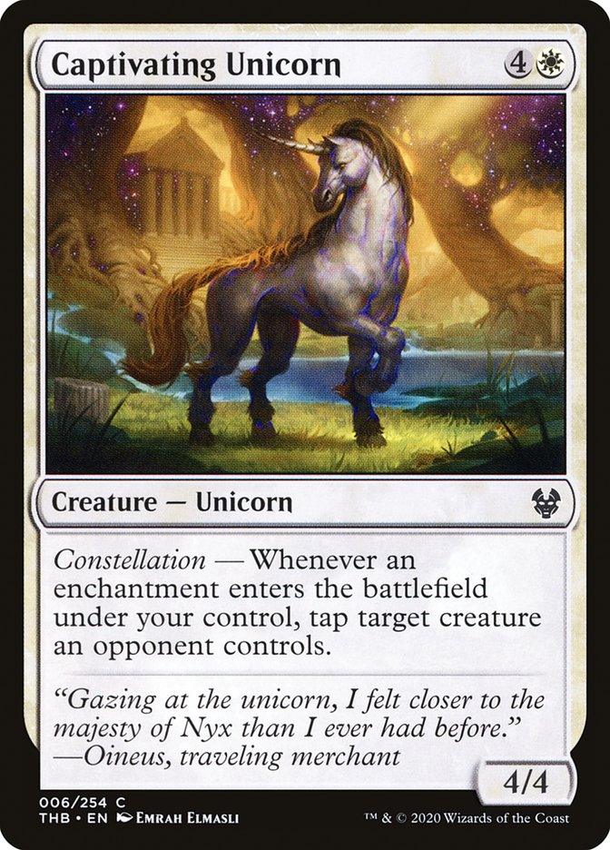 Captivating Unicorn [Theros Beyond Death] - Rocket TCG
