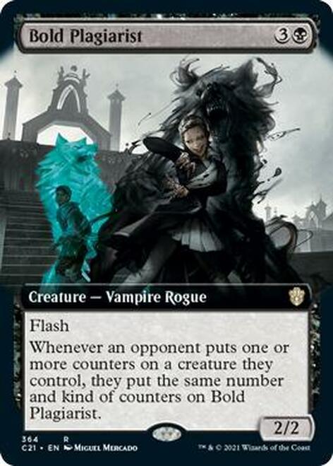Bold Plagiarist (Extended Art) [Commander 2021] - Rocket TCG