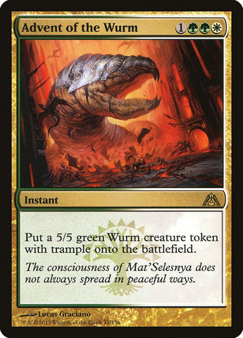 Advent of the Wurm [Dragon's Maze] - Rocket TCG