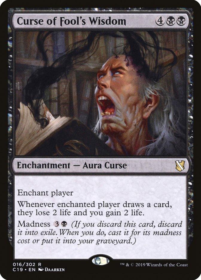Curse of Fool's Wisdom [Commander 2019] - Rocket TCG