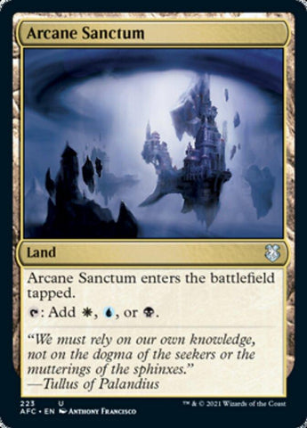 Arcane Sanctum [Dungeons & Dragons: Adventures in the Forgotten Realms Commander] - Rocket TCG