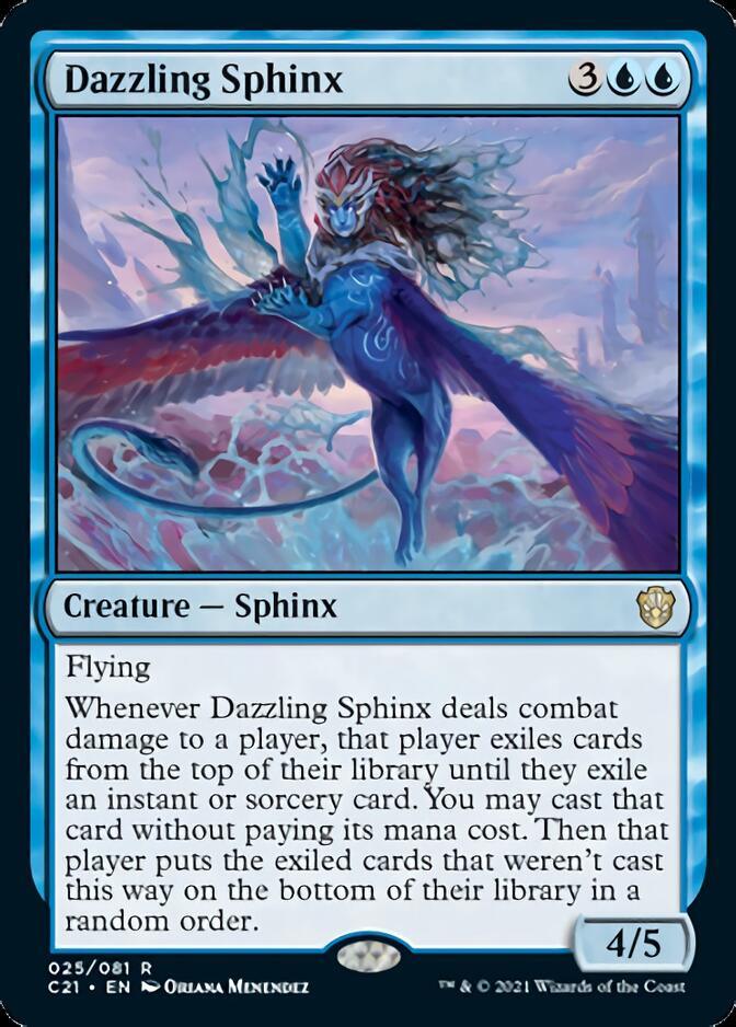 Dazzling Sphinx [Commander 2021] - Rocket TCG