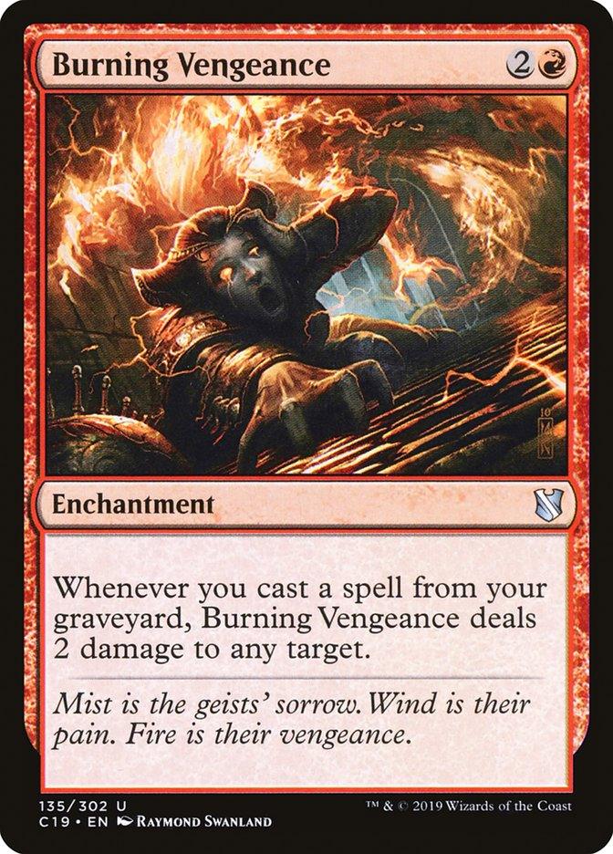 Burning Vengeance [Commander 2019] - Rocket TCG
