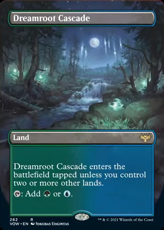 Dreamroot Cascade (Borderless Alternate Art) [Innistrad: Crimson Vow] - Rocket TCG