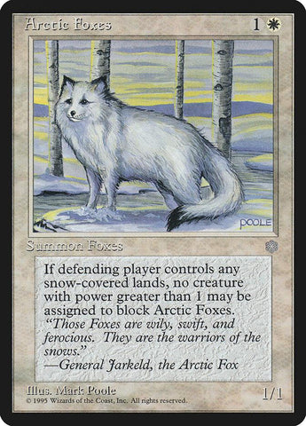Arctic Foxes [Ice Age] - Rocket TCG