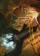 Angelic Sleuth Art Card (Gold-Stamped Signature) [Streets of New Capenna Art Series] - Rocket TCG