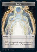 Copy // Fractal Token [Commander 2021 Tokens] - Rocket TCG