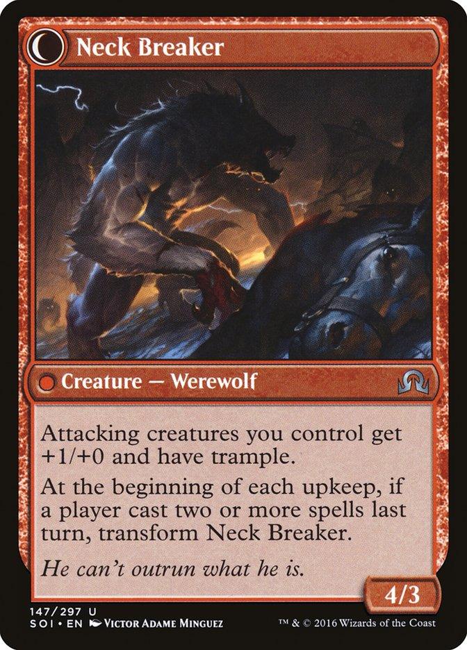 Breakneck Rider // Neck Breaker [Shadows over Innistrad] - Rocket TCG