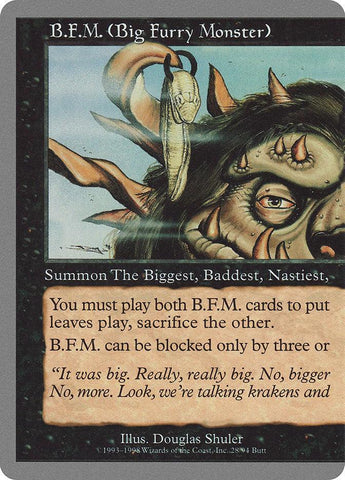 B.F.M. (Big Furry Monster) (28/94) [Unglued] - Rocket TCG
