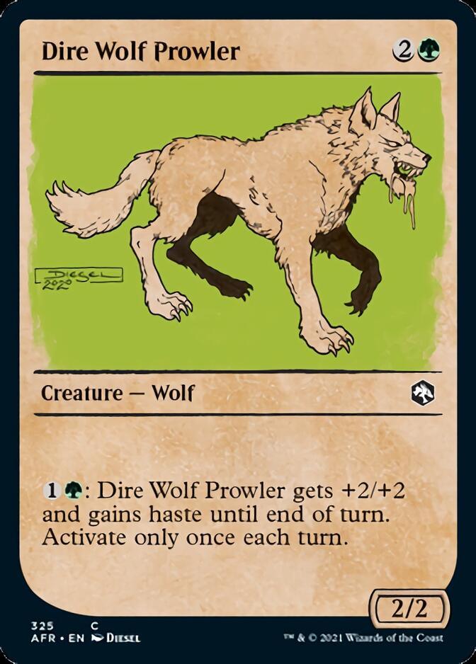Dire Wolf Prowler (Showcase) [Dungeons & Dragons: Adventures in the Forgotten Realms] - Rocket TCG