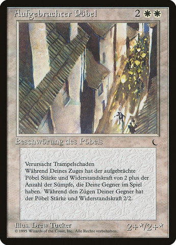 Angry Mob (German) - Aufgebrachter Pobel" [Renaissance] - Rocket TCG