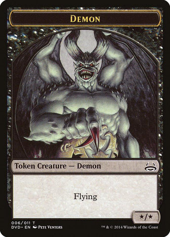 Demon Token (Divine vs. Demonic) [Duel Decks Anthology Tokens] - Rocket TCG