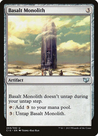 Basalt Monolith [Commander 2015] - Rocket TCG