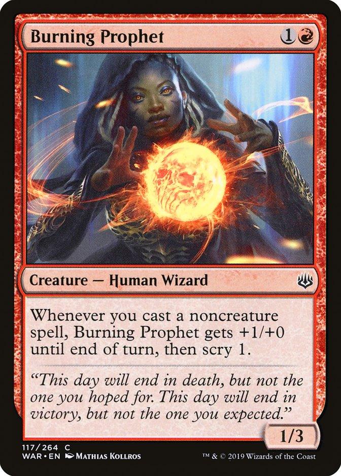 Burning Prophet [War of the Spark] - Rocket TCG