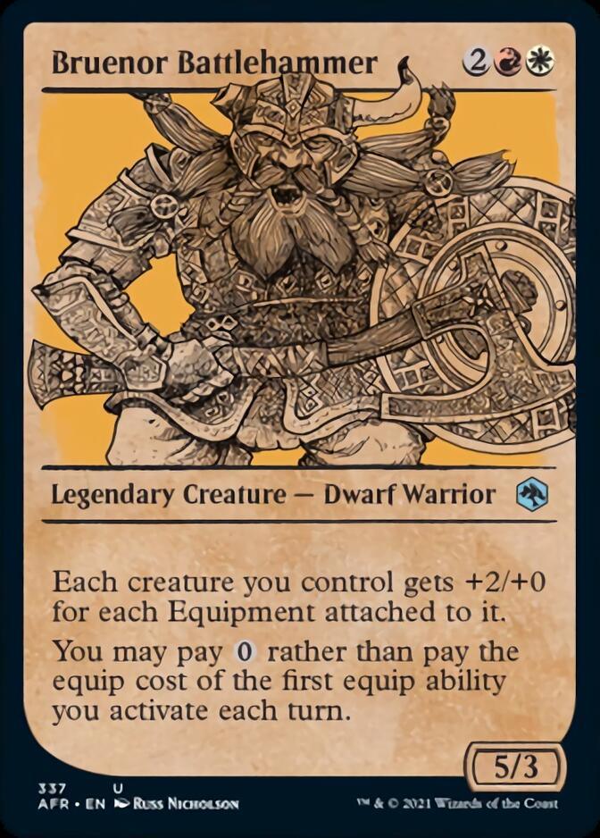 Bruenor Battlehammer (Showcase) [Dungeons & Dragons: Adventures in the Forgotten Realms] - Rocket TCG