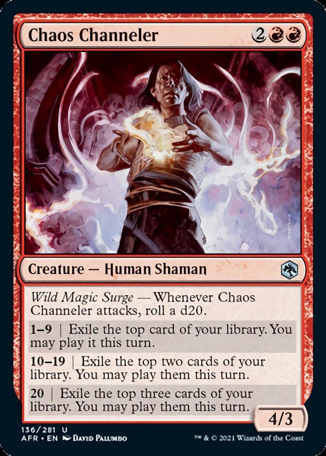 Chaos Channeler [Dungeons & Dragons: Adventures in the Forgotten Realms] - Rocket TCG