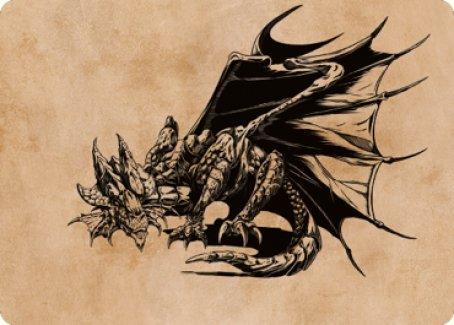 Ancient Copper Dragon Art Card (52) [Commander Legends: Battle for Baldur's Gate Art Series] - Rocket TCG
