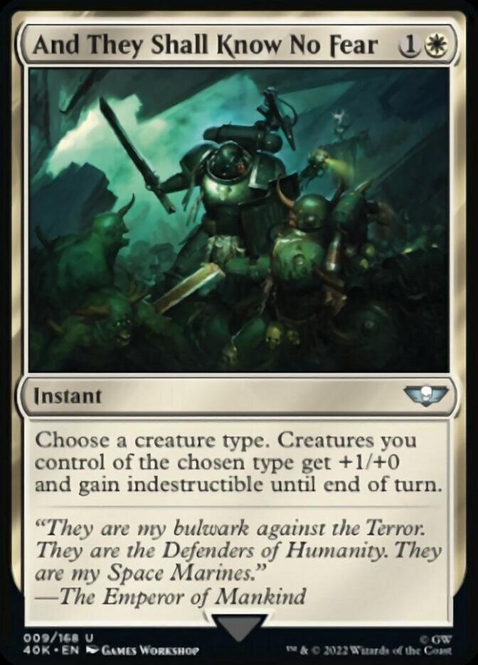 And They Shall Know No Fear [Universes Beyond: Warhammer 40,000] - Rocket TCG