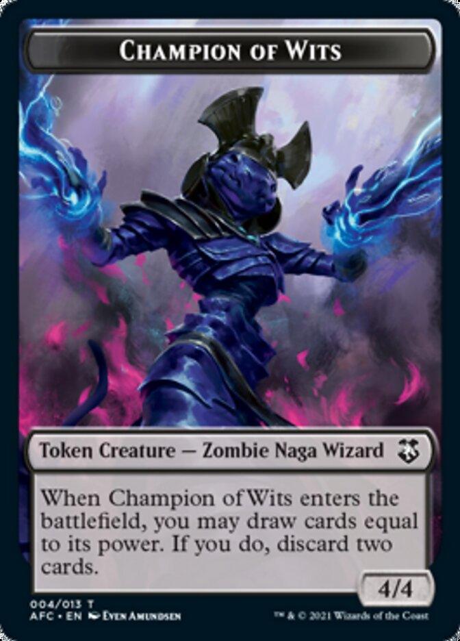 Champion of Wits // Illusion Double-sided Token [Dungeons & Dragons: Adventures in the Forgotten Realms Commander Tokens] - Rocket TCG