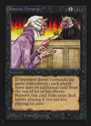 Demonic Attorney [Collectors' Edition] - Rocket TCG