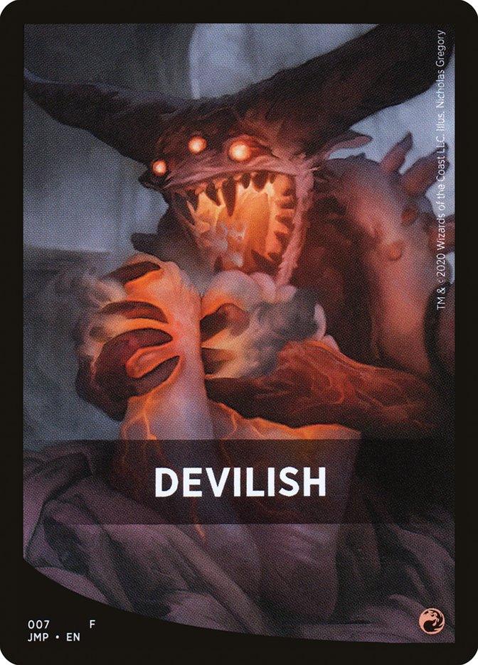 Devilish Theme Card [Jumpstart Front Cards] - Rocket TCG