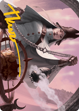 Celestus Sanctifier Art Card (Gold-Stamped Signature) [Innistrad: Midnight Hunt Art Series] - Rocket TCG
