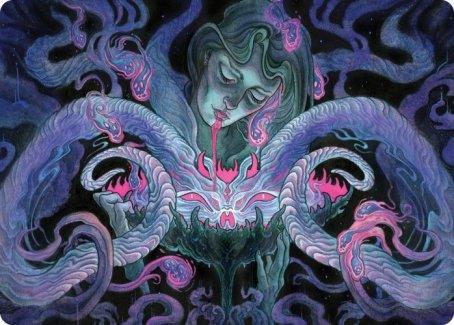 Demonic Bargain Art Card [Innistrad: Crimson Vow Art Series] - Rocket TCG