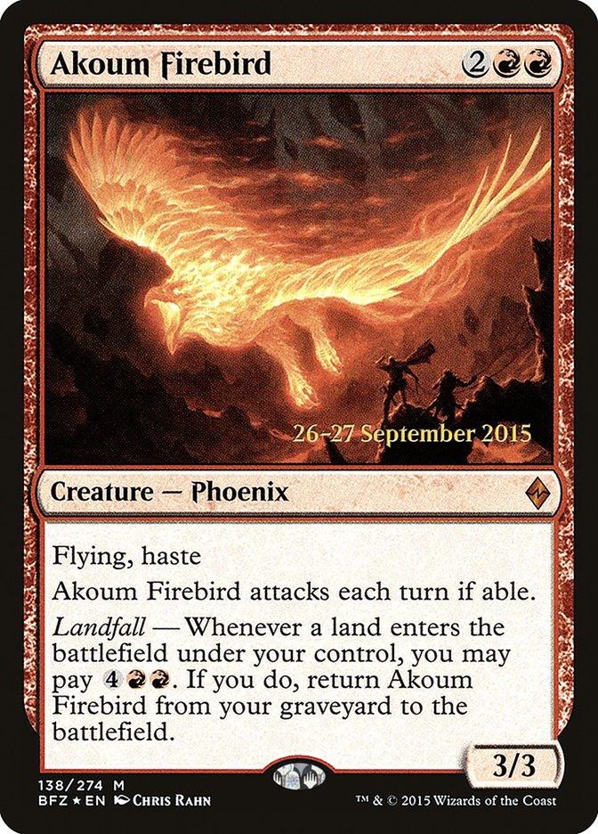 Akoum Firebird [Battle for Zendikar Prerelease Promos] - Rocket TCG