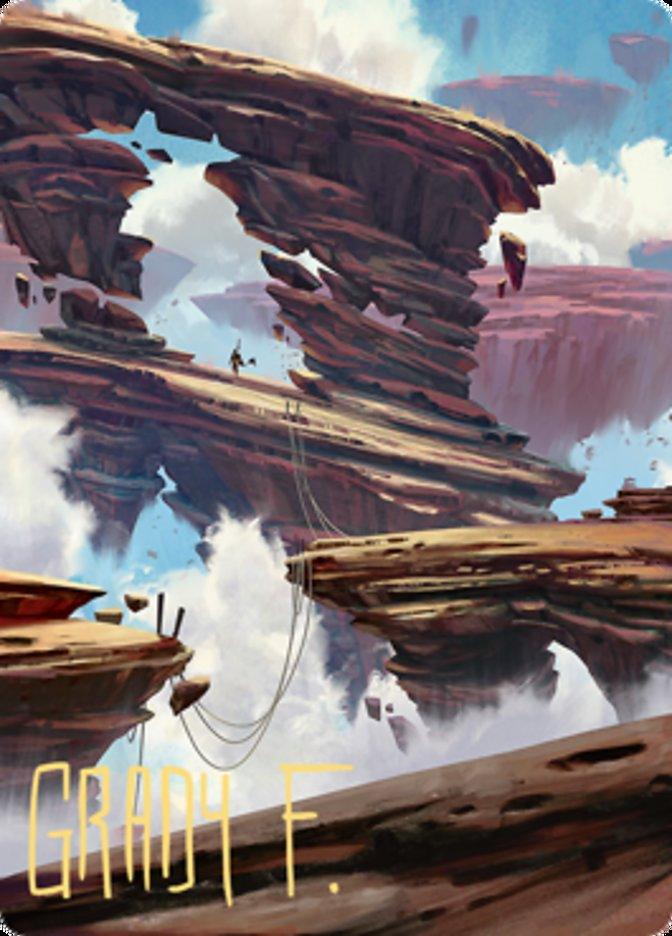 Boulderloft Pathway Art Card (Gold-Stamped Signature) [Zendikar Rising Art Series] - Rocket TCG