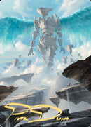 Celestial Colonnade Art Card (Gold-Stamped Signature) [Zendikar Rising Art Series] - Rocket TCG