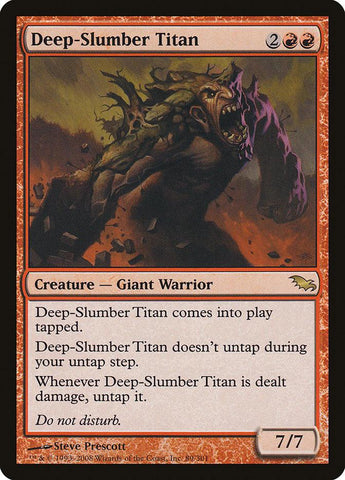 Deep-Slumber Titan [Shadowmoor] - Rocket TCG