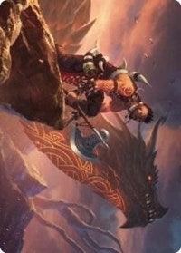 Dragonkin Berserker Art Card [Kaldheim Art Series] - Rocket TCG