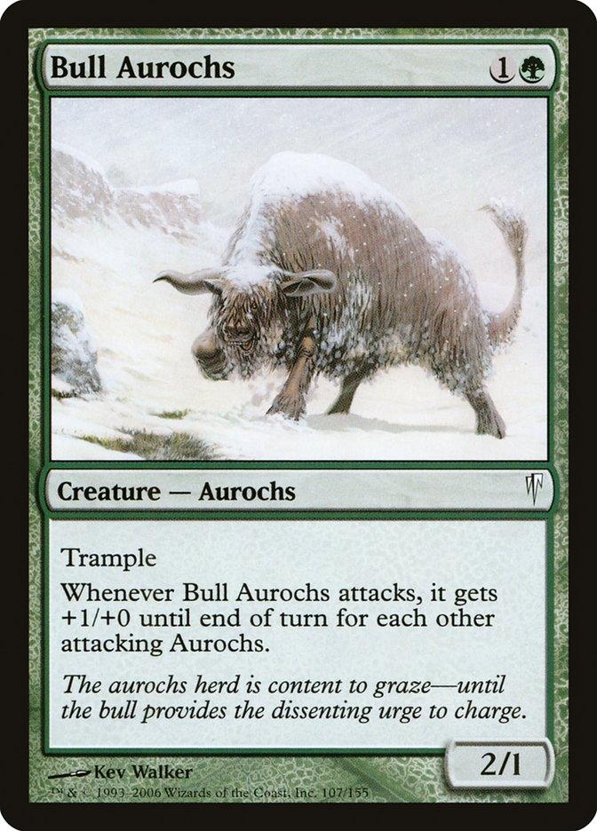 Bull Aurochs [Coldsnap] - Rocket TCG