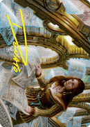 Cartographer's Survey Art Card (Gold-Stamped Signature) [Innistrad: Crimson Vow Art Series] - Rocket TCG