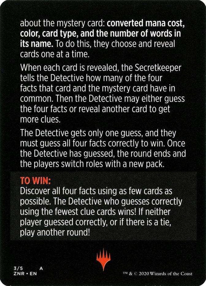 Booster Sleuth (Magic Minigame) [Zendikar Rising Minigame] - Rocket TCG