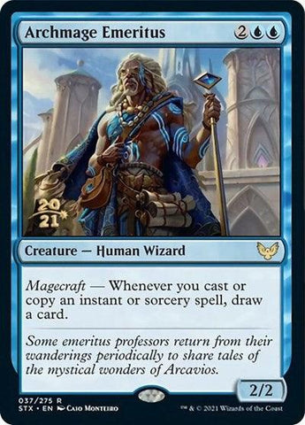 Archmage Emeritus [Strixhaven: School of Mages Prerelease Promos] - Rocket TCG