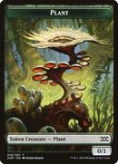 Clue // Plant Double-sided Token [Double Masters Tokens] - Rocket TCG