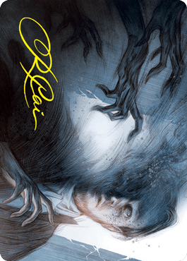Dread Fugue Art Card (Gold-Stamped Signature) [Innistrad: Crimson Vow Art Series] - Rocket TCG