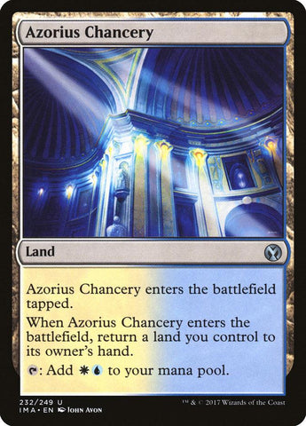 Azorius Chancery [Iconic Masters] - Rocket TCG