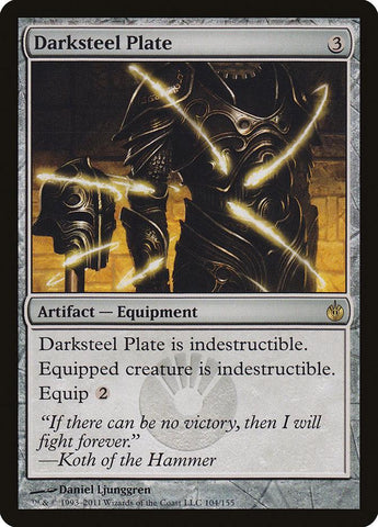 Darksteel Plate [Mirrodin Besieged] - Rocket TCG