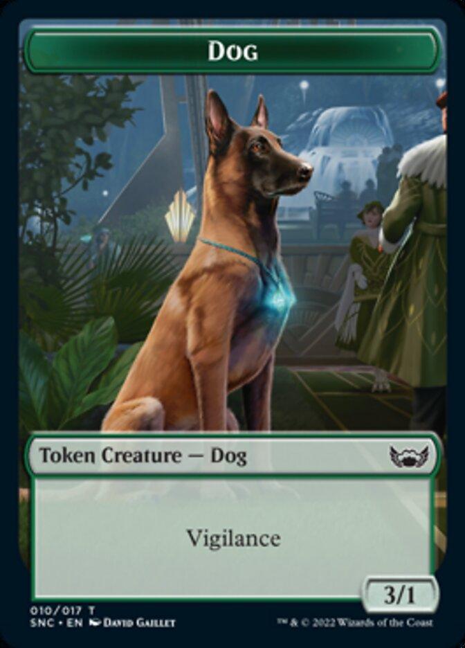Dog Token [Streets of New Capenna Tokens] - Rocket TCG
