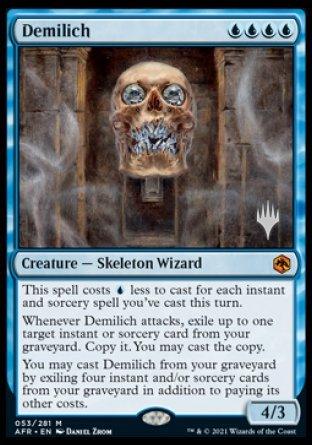 Demilich (Promo Pack) [Dungeons & Dragons: Adventures in the Forgotten Realms Promos] - Rocket TCG