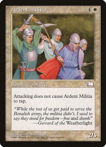 Ardent Militia [Weatherlight] - Rocket TCG