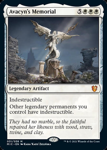 Avacyn's Memorial [Innistrad: Midnight Hunt Commander] - Rocket TCG