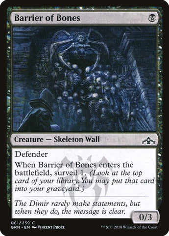 Barrier of Bones [Guilds of Ravnica] - Rocket TCG