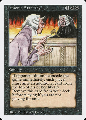 Demonic Attorney [Revised Edition] - Rocket TCG