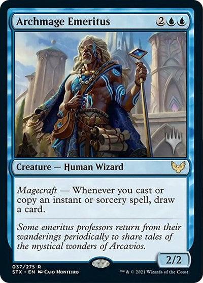 Archmage Emeritus (Promo Pack) [Strixhaven: School of Mages Promos] - Rocket TCG
