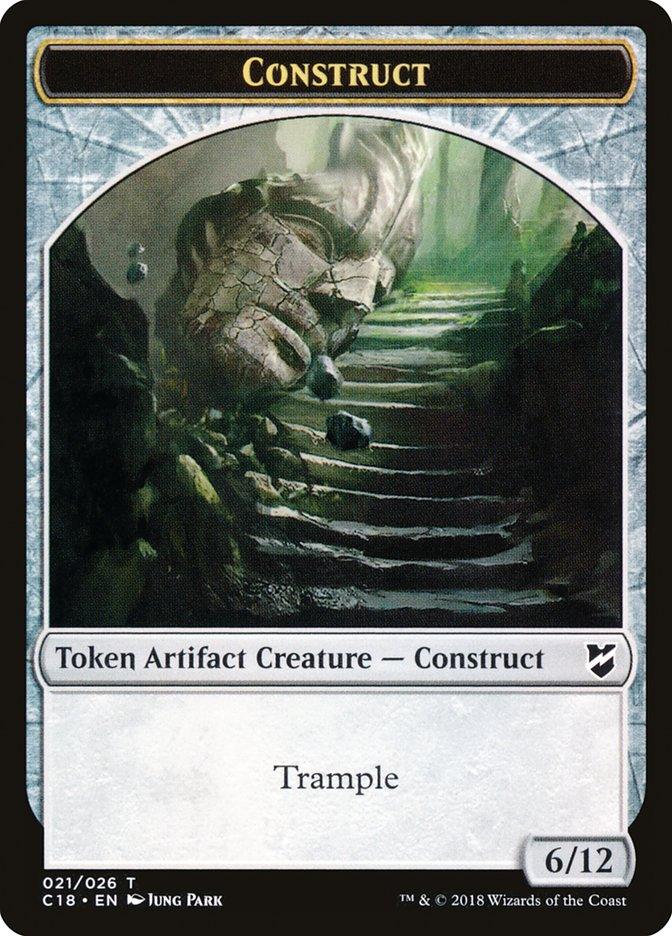 Clue // Construct (021) Double-sided Token [Commander 2018 Tokens] - Rocket TCG