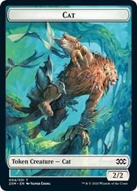 Cat // Germ Double-sided Token [Double Masters Tokens] - Rocket TCG