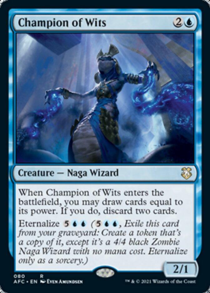 Champion of Wits [Dungeons & Dragons: Adventures in the Forgotten Realms Commander] - Rocket TCG